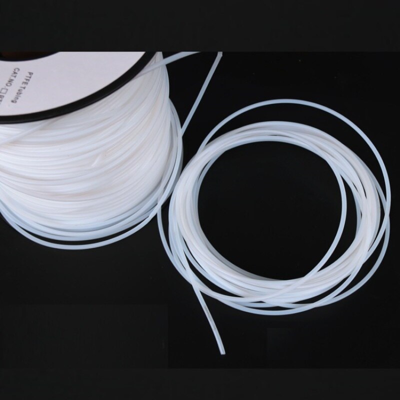 7T 3.76mm x 4.56mm PTFE Tube F46 Insulated Capillary Heat Protector Transmit Hose Rigid Temperature Corrosion Resistance 300V
