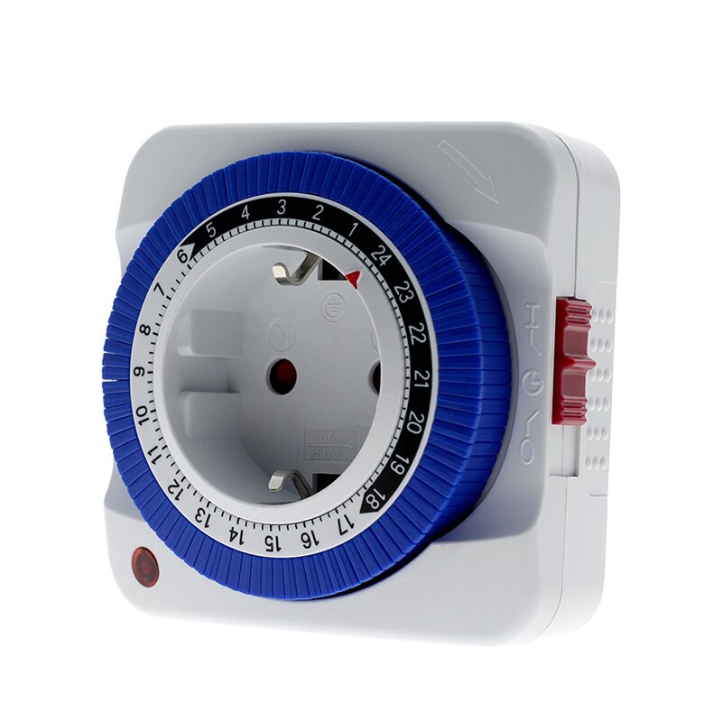 Electronic Digital Timer Switch Energy Saving Mechanical Socket Wall Home Timer Intelligent Programmable Plug-in Timing Socket: GM01A - EU Plug