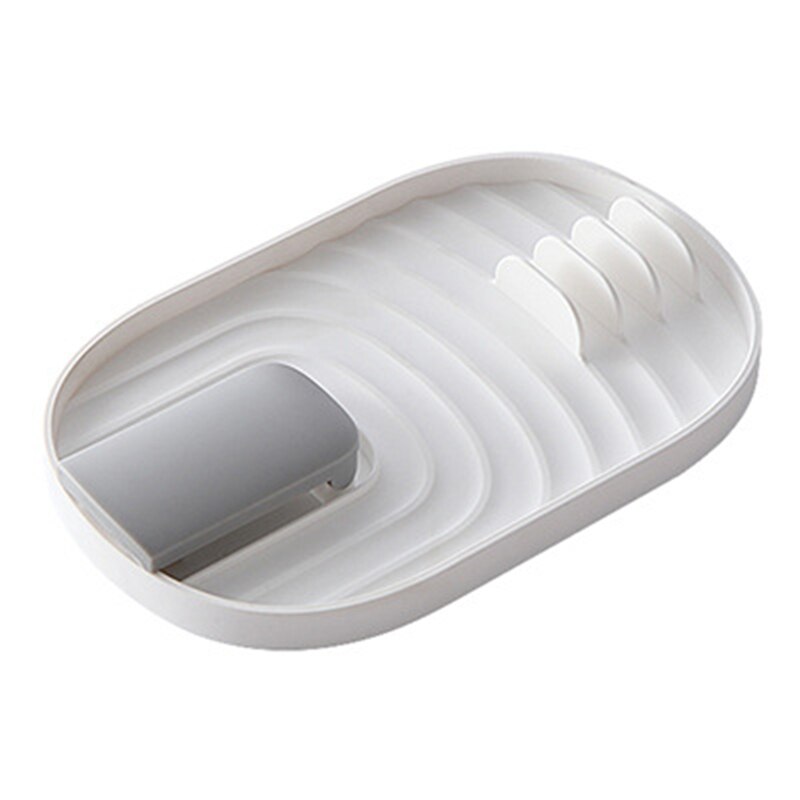 Keuken Lepel Rest Gebruiksvoorwerp Spatel Houder Hittebestendige Opslag Planken Eetstokjes Houder Keuken Accessoires Koken Gereedschap: white