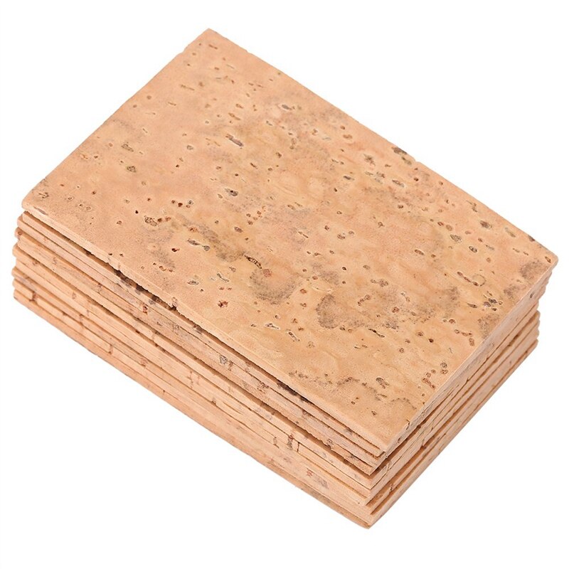 10 Pcs Saxophone Cork Sheet - Universal Neck Joint Replacement for Alto, Soprano, Tenor: Default Title