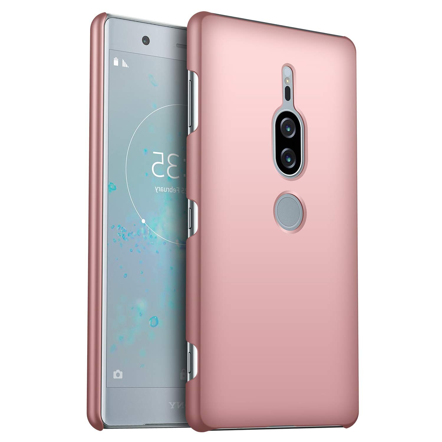 Voor Sony Xperia XZ2 Premium H8116 H8166 Case Ultra Dunne Hard PC Back Cover Matte Case Voor Sony XZ2 Premium volledige Bescherming Cover: Roze