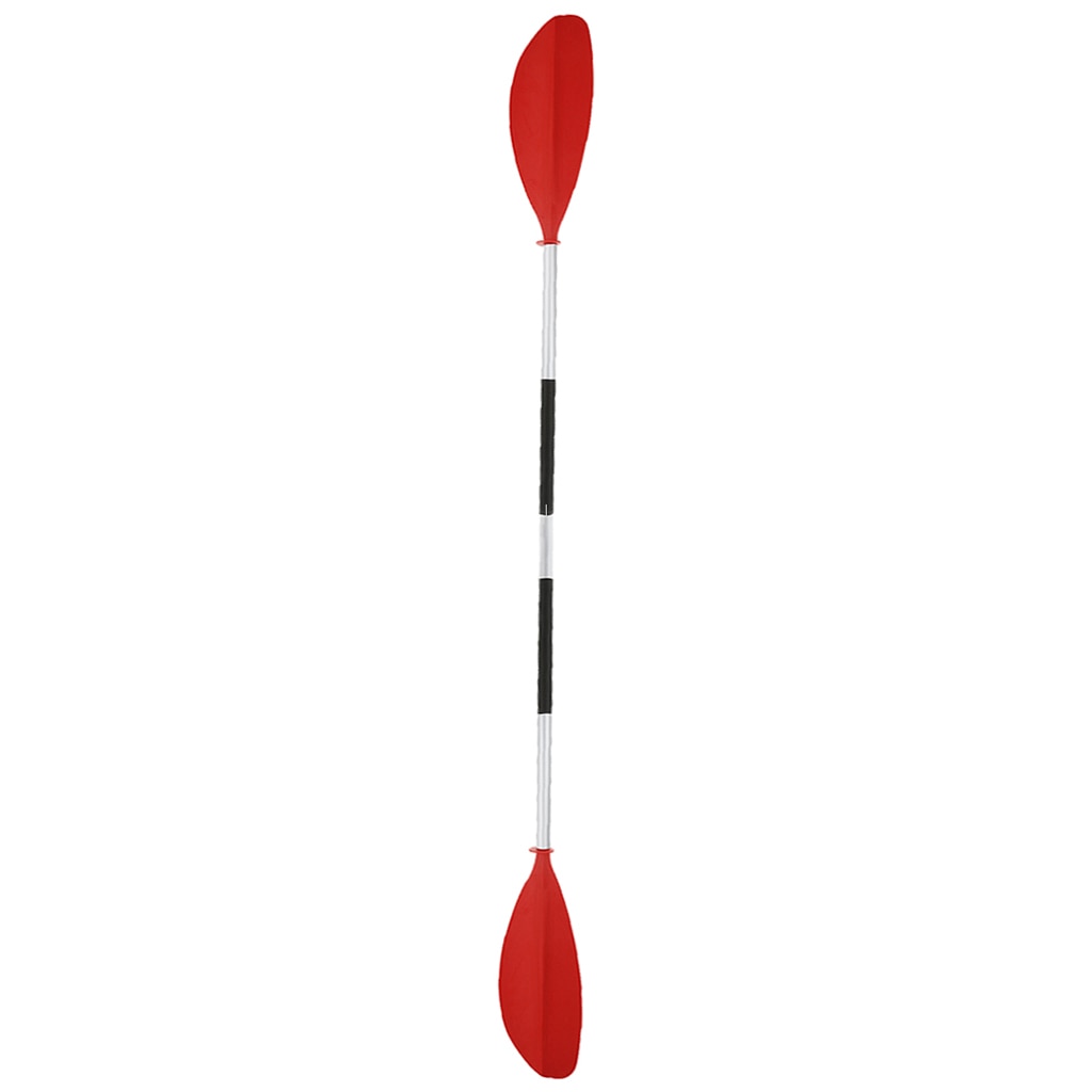 1 Pcs Detachable Asymmetrical Aluminum Kayak Paddle Float Afloat Oar Boat Rafting Paddle Canoe Oar Red Boating Accessories