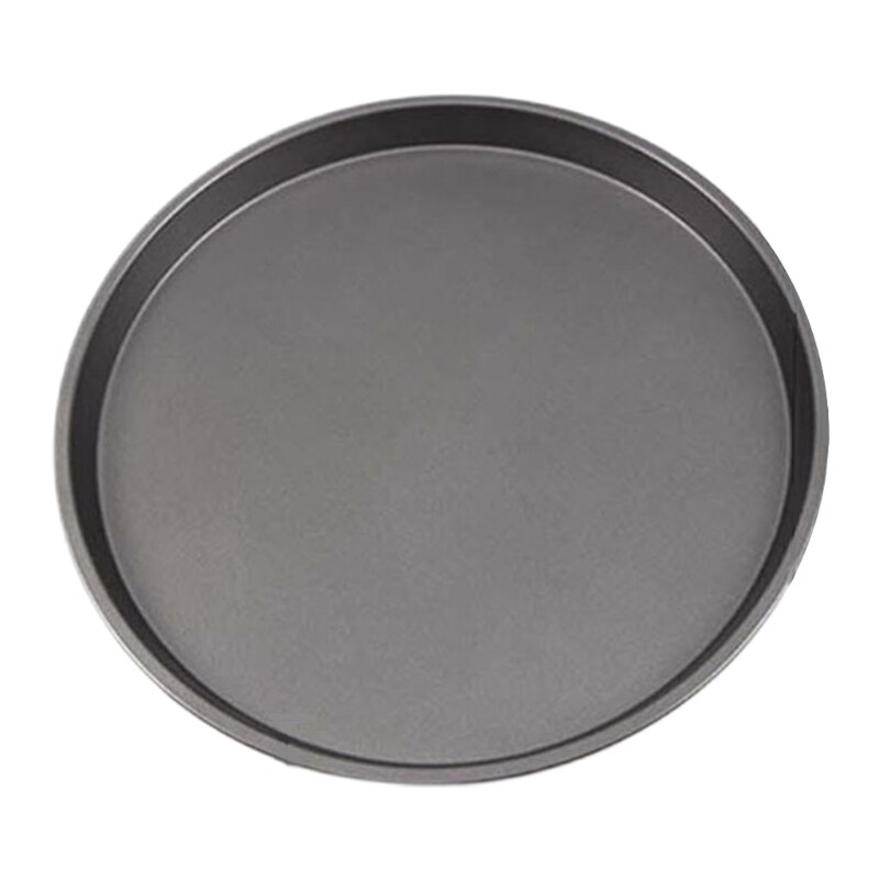 9/10/11/12-Inch Non-Stick Pizza Pan Carbon Steel Pizza Oven Tray Shallow Round Pizza Plate Pan Roasting Tin Baking Tools: 4