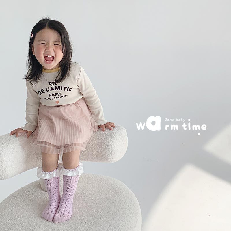 2 pairs of children&#39;s socks 2022 summer candy colored lace loop mesh socks thin cotton girls&#39; socks kids socks