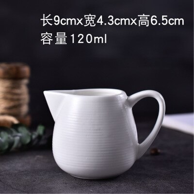 Japanischen Milch Krüge mit Griff Scharf Adler Mund Aufschäumen Topf Kaffee Behälter Porzellan matt Glasierte Oberfläche Soße Tasse: E