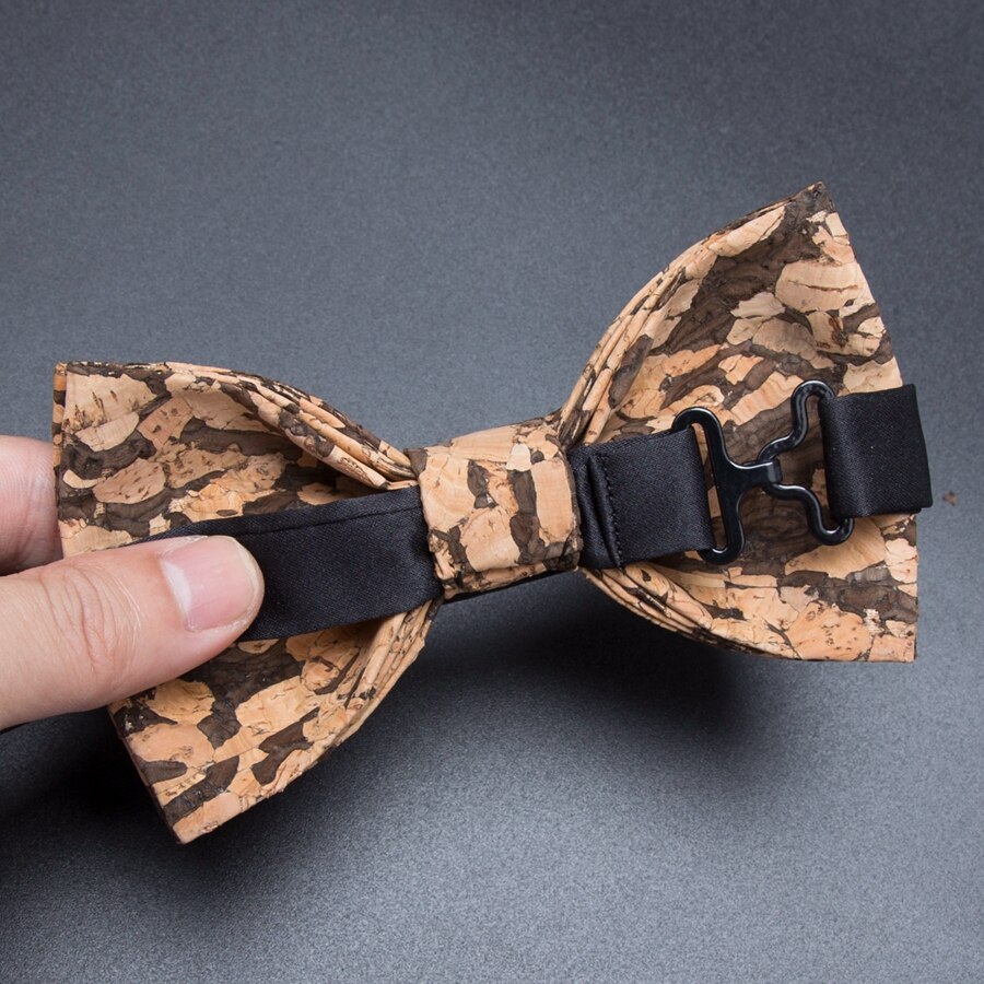 Kurk Hout Mode Strikjes Mens Novelty Handgemaakte Massief Das voor Mens Wedding Party Man Accessoires Mannen Bowtie