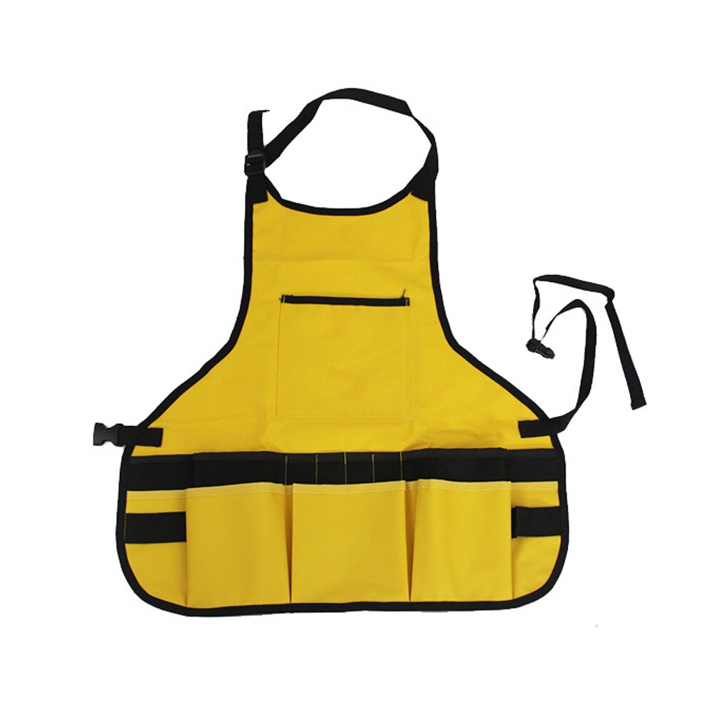 Schoonheidssalon Kappers Schort Waterdicht Werken Kleding Multi-Gebruik Voor Lagre Zakken Beschermende Huishouden Keuken Overgooier: Yellow 85x58CM