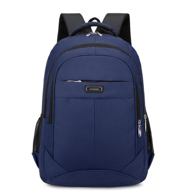 Chuwanglin negócios portátil mochila moda masculina mochilas multifuncionais sacos de viagem saco escolar ocasional d701604: Azul