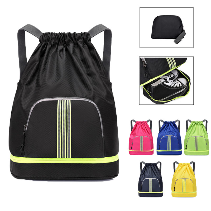 Sports Bag Women's Drawstring for Male Large Cycling Basketball Female Weekend Luggage Travel Yoga Backpack Men