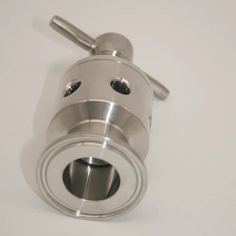 1Pcs 1.5" Tri Clamp Sanitary Adjustable Pressure Relief Safety Valve 0-0.35 Mpa SUS304