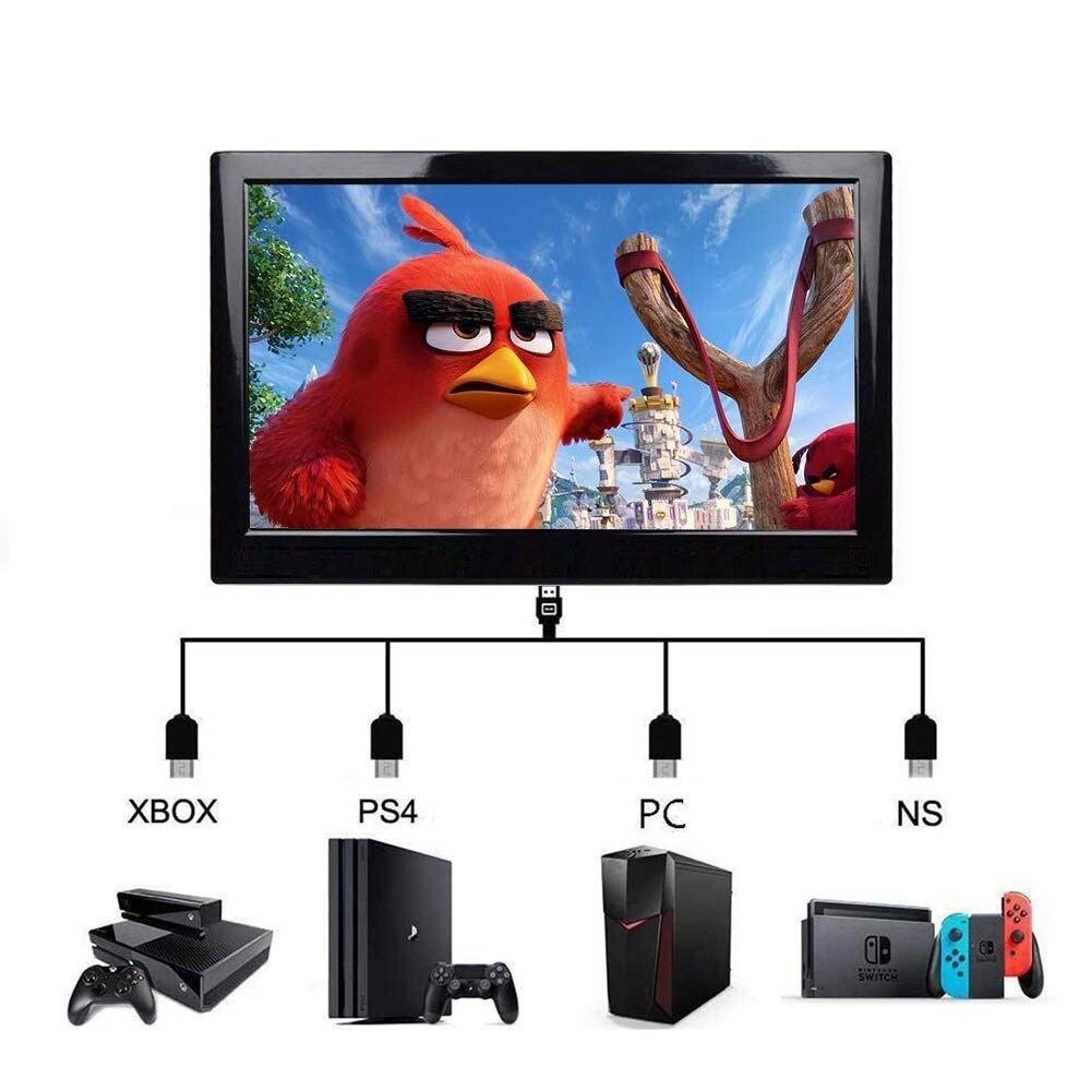 10 inch Portable multi-function monitor IPS LCD LED Display Monitor for PS3/4 XBOX PC