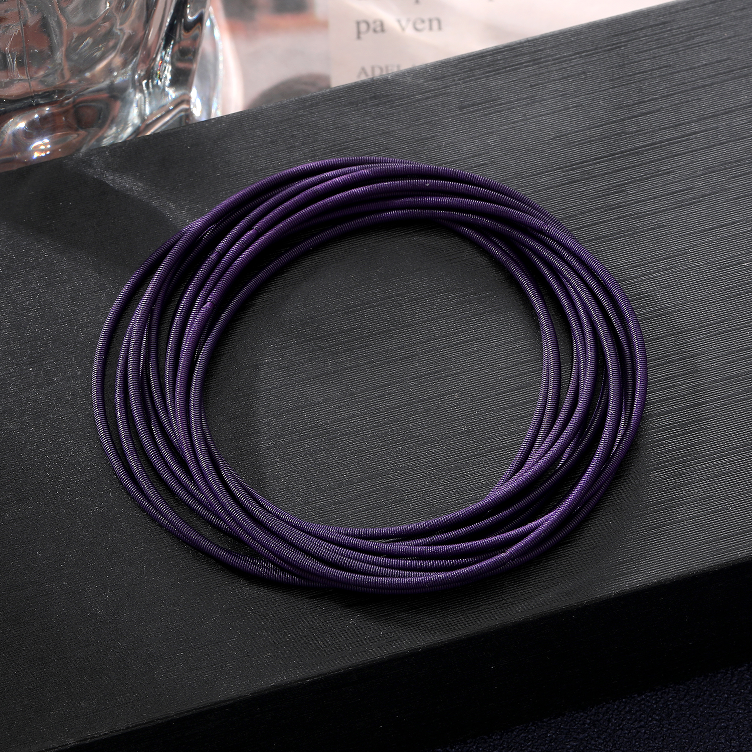 Stainless Steel Spring Bracelet Set Bohemian Style Color Bracelet 12 laps Set: Gold-color