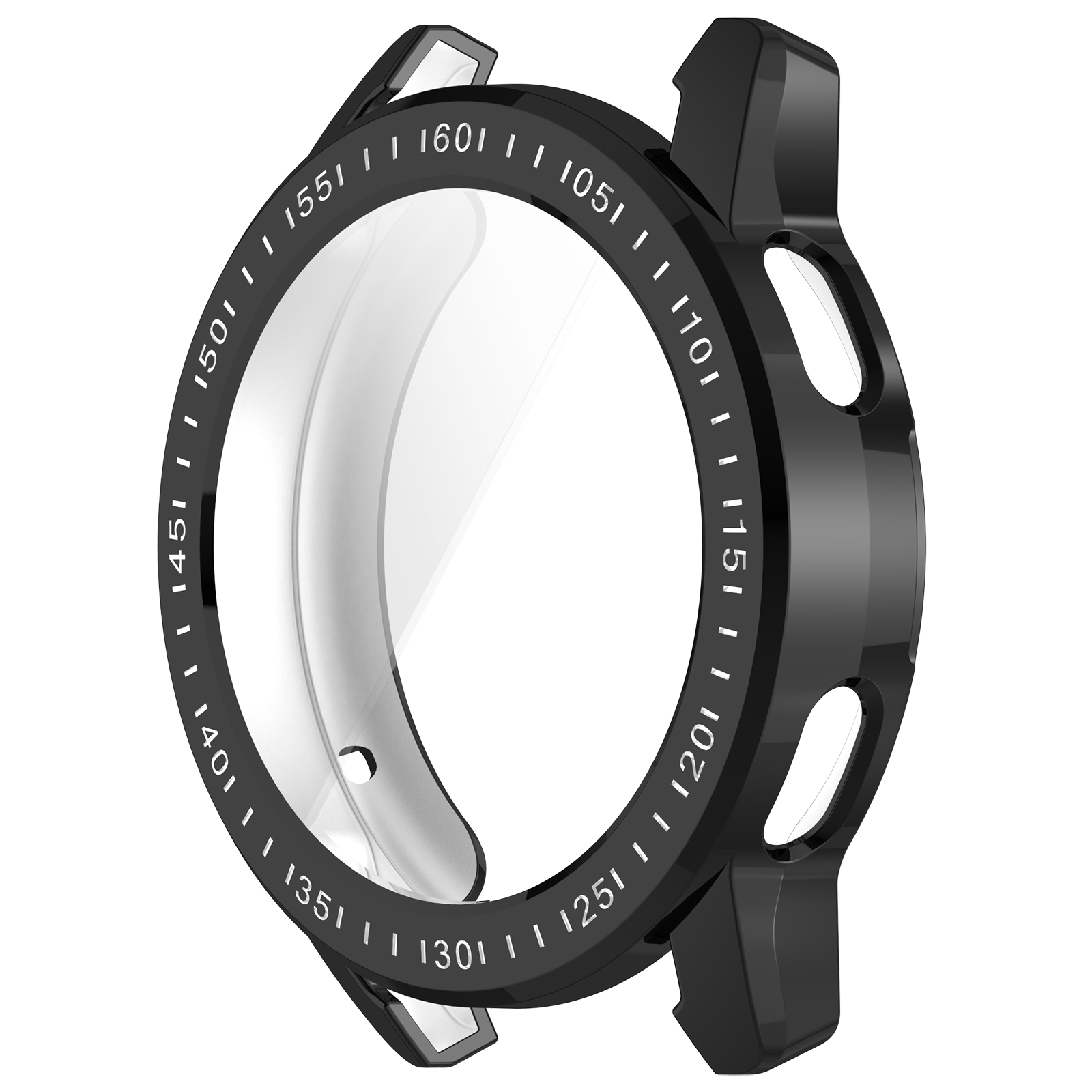 Funda protectora de pantalla para Xiaomi Watch S3, cubierta protectora suave de TPU, accesorios de parachoques, marco Protector de silicona para reloj: Negro