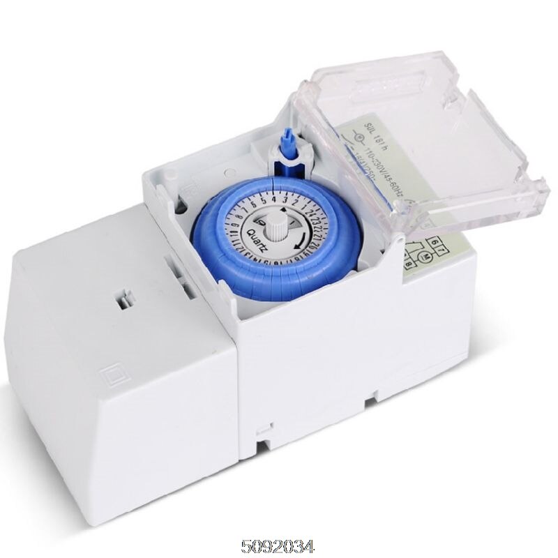 Sul 181h mekanisk timer switch 220v 16a 24h 8 inställningar manuell/autostyrning