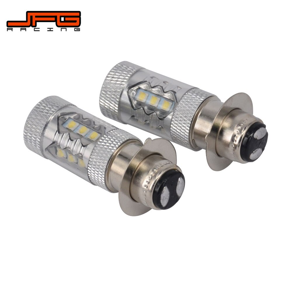 2Stck 80W Super Weiß LED Scheinwerfer Lampen Aktualisierung Für Yamaha ATVS YFM350 400 450 660 700 Raubvogel Blaster 200 Banshee 350 ATV Luces