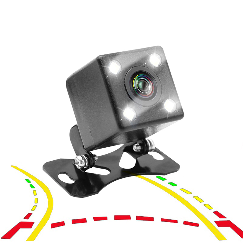Auto Achteruitrijcamera Backup Camera Intelligente Dynamische Traject Tracks Achteruitrijcamera HD HD 170 Graden Reverse Backup Camera