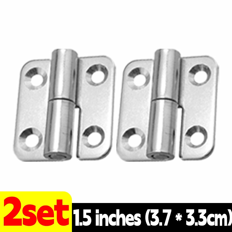 Universal Door Hinges Connector Detachable Flag Lift Off Door Hinge Stainless Steel Slip Joint Cabinet Cupboard Hinge Hardware: Olive Green