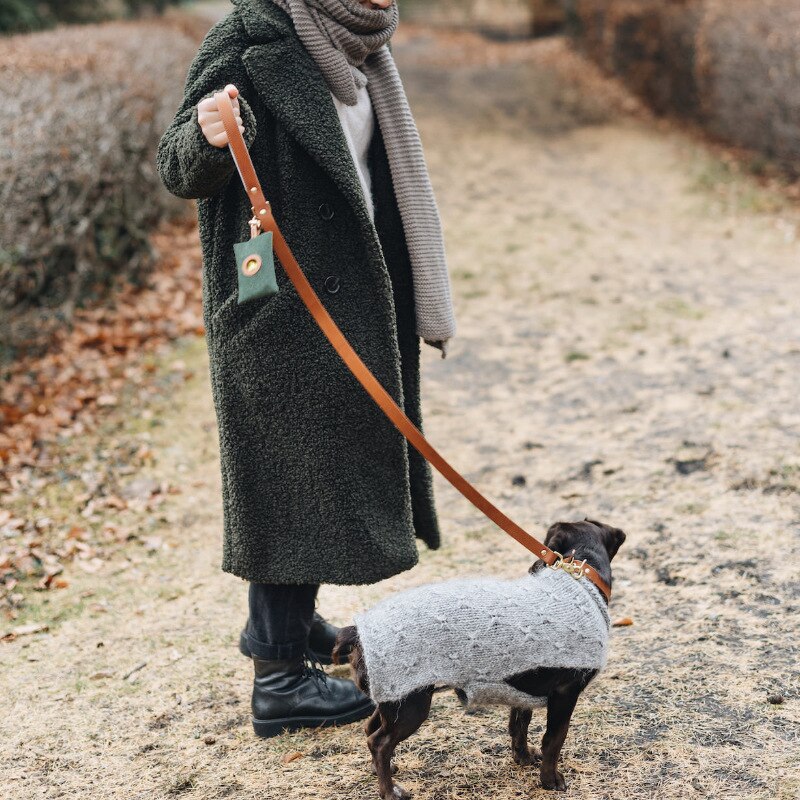 Outdoor Dog Toilet Bag Trash Bag Holder Dog Poop Bag Holder Felt Bag Pet Trash Bag Keychain Felt Toilet