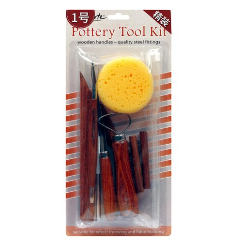 Free-roasted clay pottery clay hand-made material free-burning clay sculpture mud diy pottery clay tool: 1