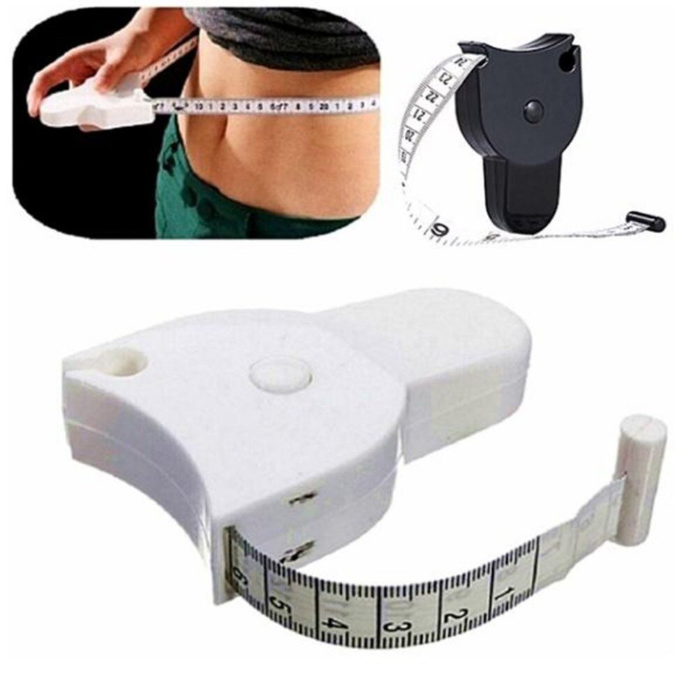 1 Pc Simple Cnvenient Body Tape Measure for Measuring Waist Diet Weight Loss