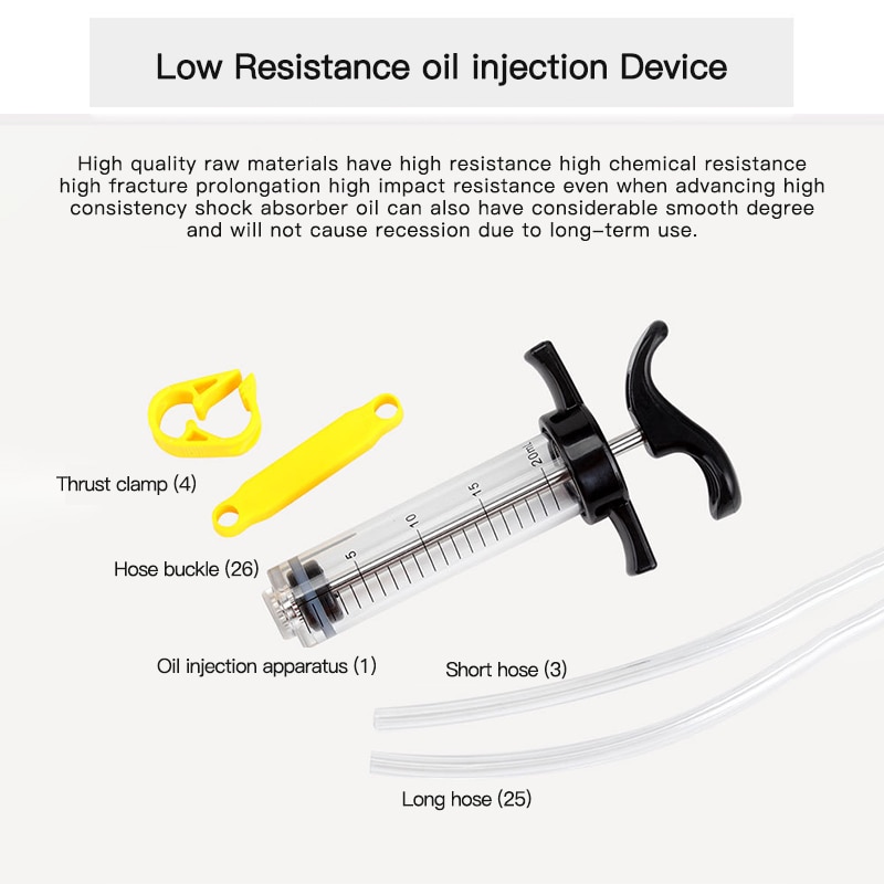 Universal Bicycle Bleed Kit Hydraulic Disc Brake Oil Tool Set MTB Bike Brake Repair Tools For Shimano Magura Hope Tektro