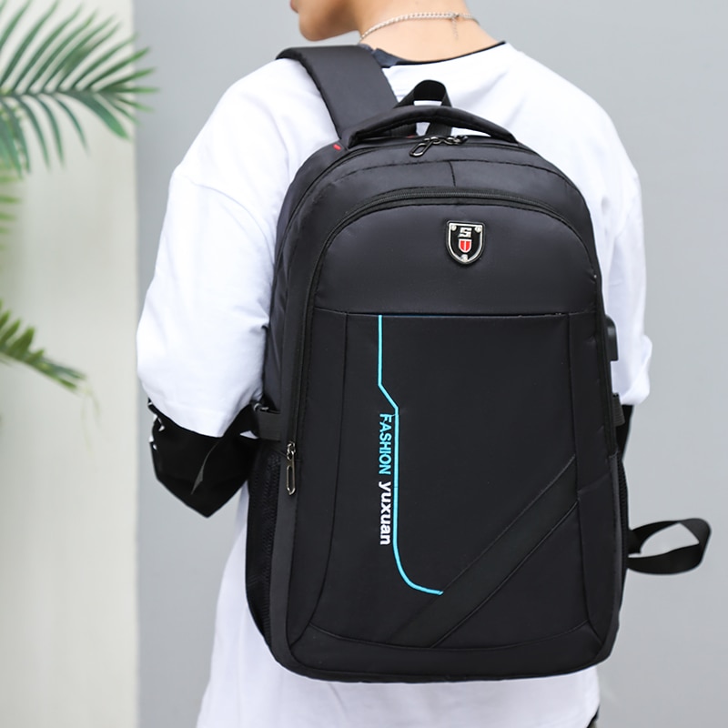 Travel Multifunction Bag Zipper Open Bag Men's Backpack Laptop Male Backpacks Bags