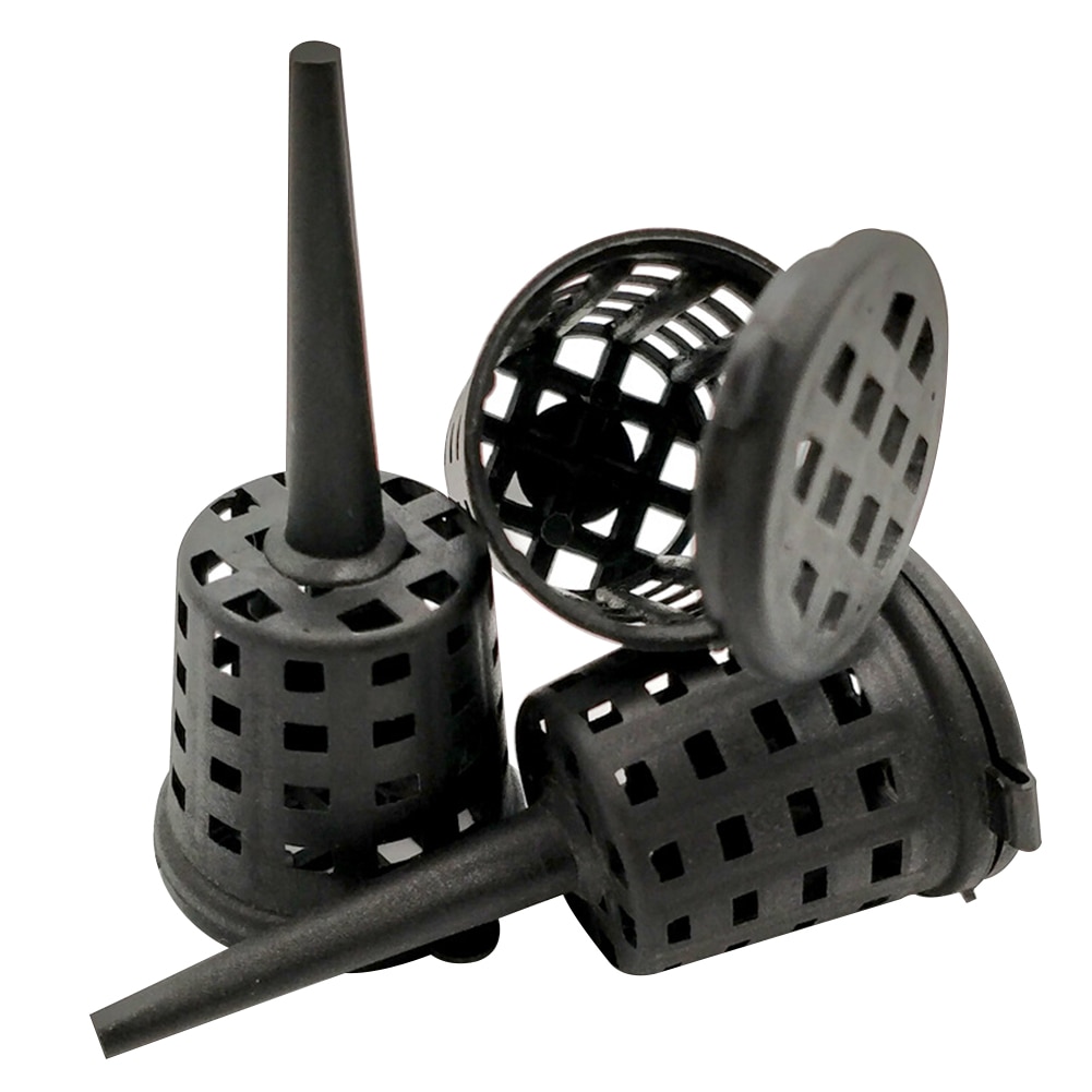 100 st/pack slow release trädgård bonsai rot med lock jordbruk plantskola krukor odla orkidé akvarium gödningskorgar park