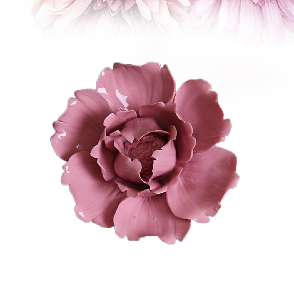 Ceramic Art Flower Wall Hanging Wall-mounted Decor Craft Artificial Stereoscopic Luoyang Peony Hanging Decor for Living Room Hom: Picture 1