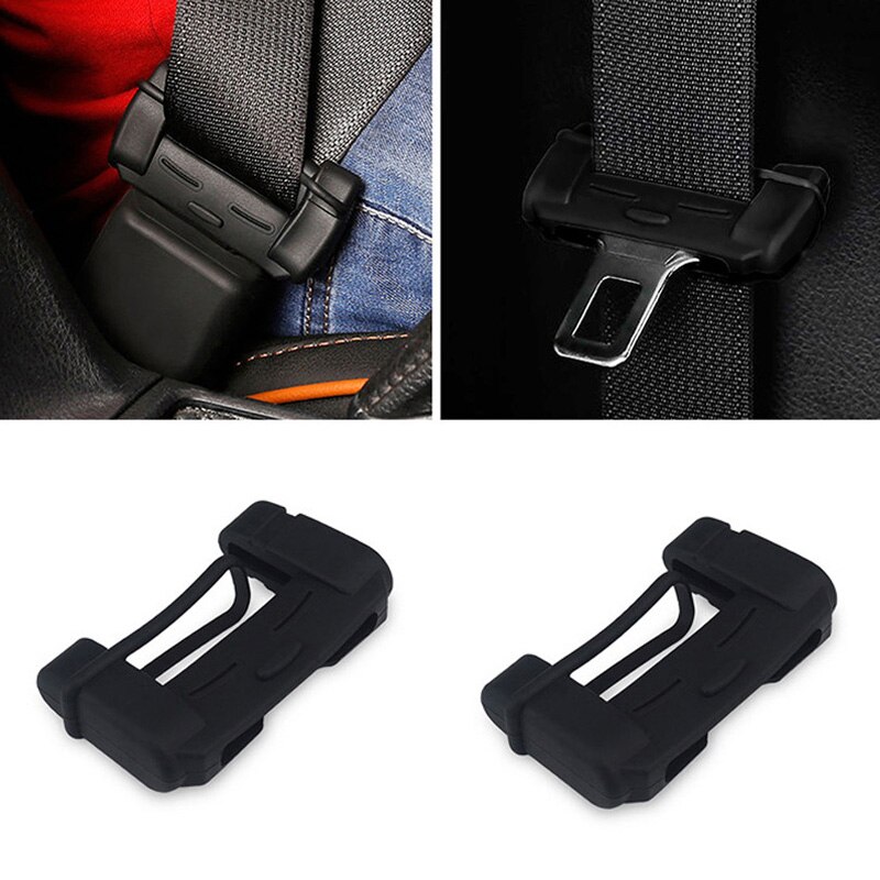 Car Safety Belt Buckle Covers Seat Protector for Renault Latitude Laguna Frendzy DeZir Safrane ZE Megane Kadjar R-Space
