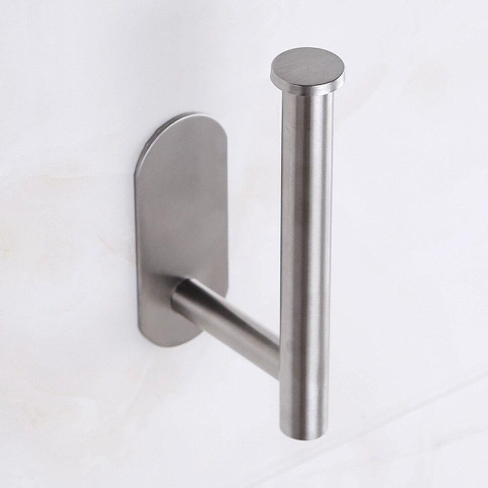 No Punch Wall Mounted Toilet Bathroom Tissue Roller Paper Holder Storage Rack tissue towel accessories rack Holder Storage Shelf