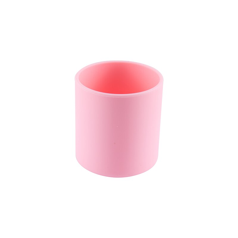 10 Kleuren Baby Leren Drinken Cup Baby Drinken Training Water Siliconen Cup Bpa Gratis Food Grade Hittebestendige siliconen Cups: pink