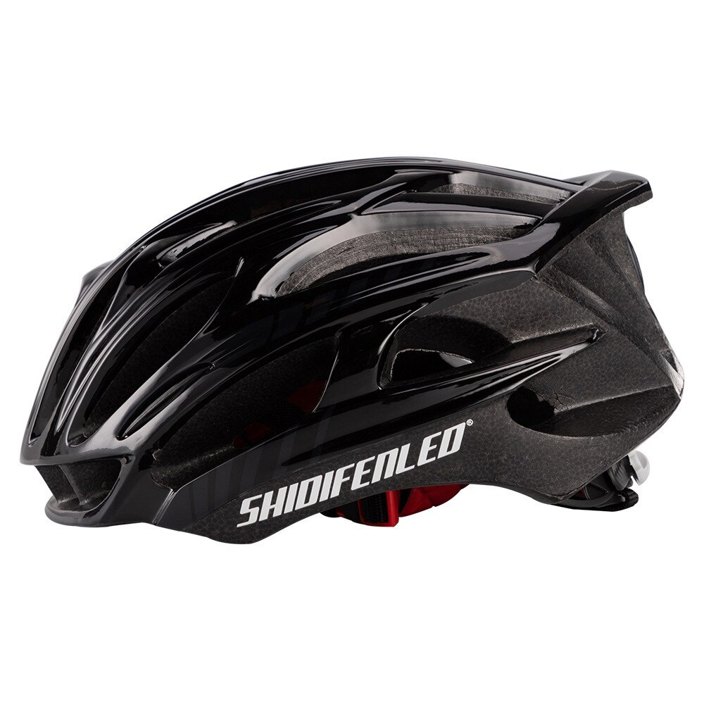 Casco ligero para ciclismo de montaña para adulto, equipo de protección para deportes al aire libre,: black and gray