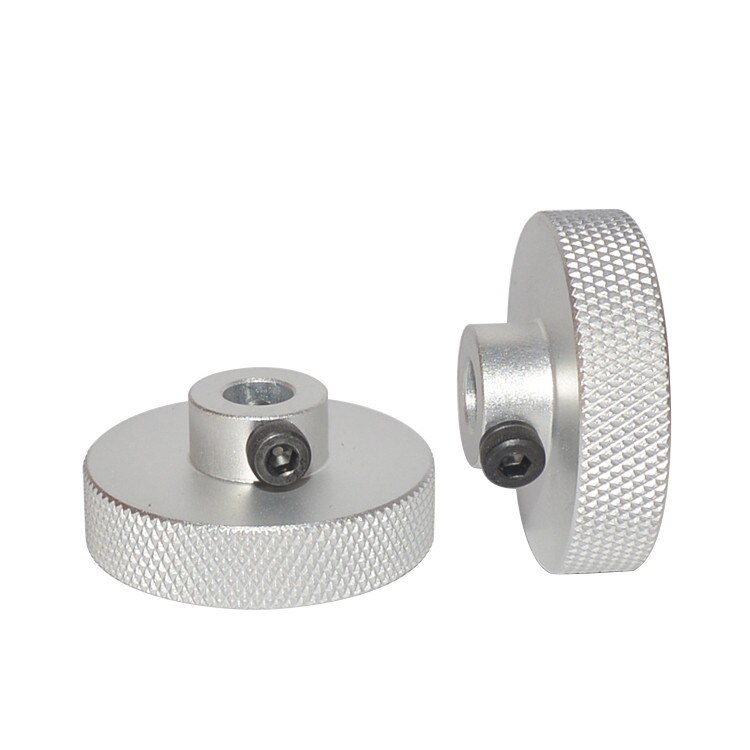 2pcs per lot Hand wheel for stepper motor NEMA17/23/34 bore size 5/6.35/8/14mm jog knob