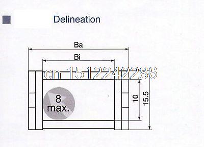 1000mm 10 x 15 mm kabel sleepketting radius 38mm draaddrager 10*15*r38
