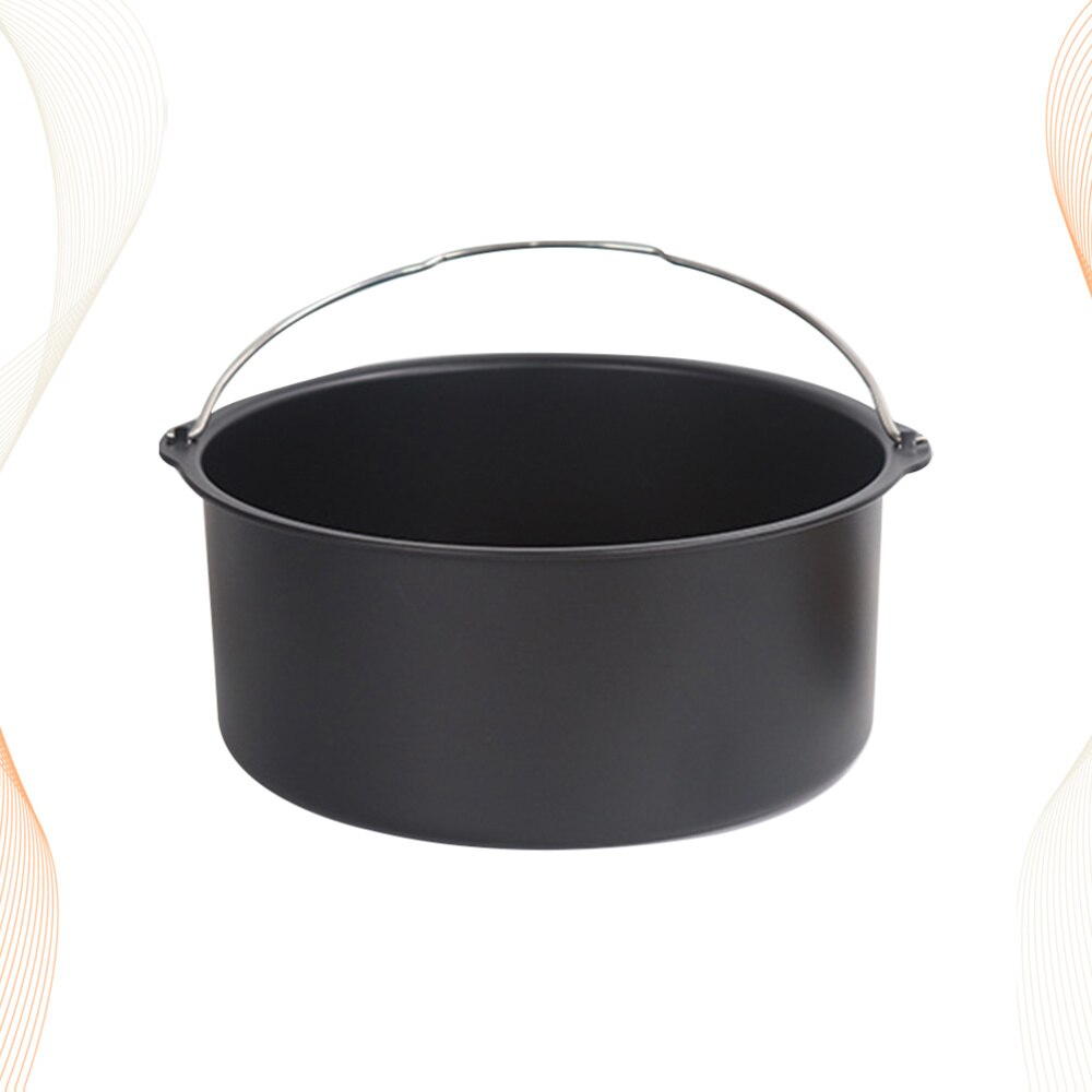 1pc koekenpannen, duurzame bakmand, kleine frituurpan voor thuiskeuken en restaurant