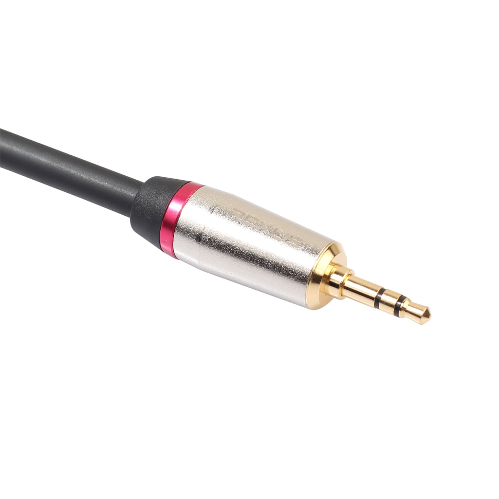 Xlr 3Pin Female Naar 3.5Mm 1/8 "Trs Man Metal Connector Audio Adapter Kabel 0.3M