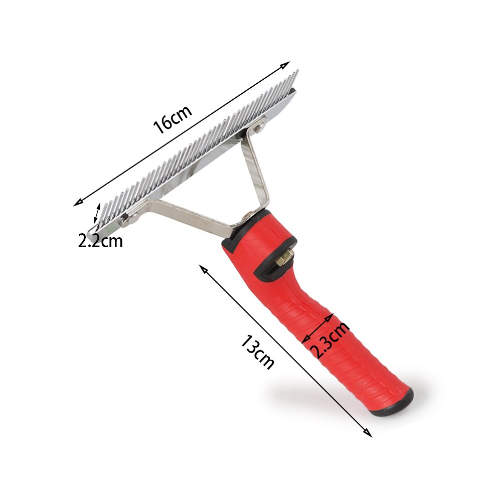 Long Tooth Undercoat Dog Rake Anti-Slip Rubber Han... – Grandado