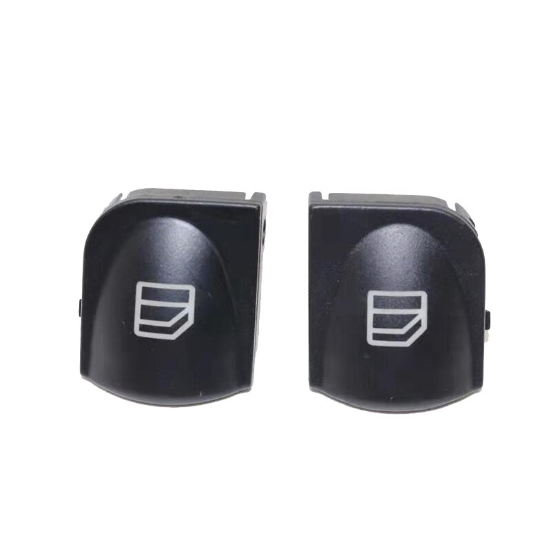 2pcs Window Switch Cover For Mercedes W203 C-CLASS Power Window button Switch Console Cover Caps C320 C230 C240 C280