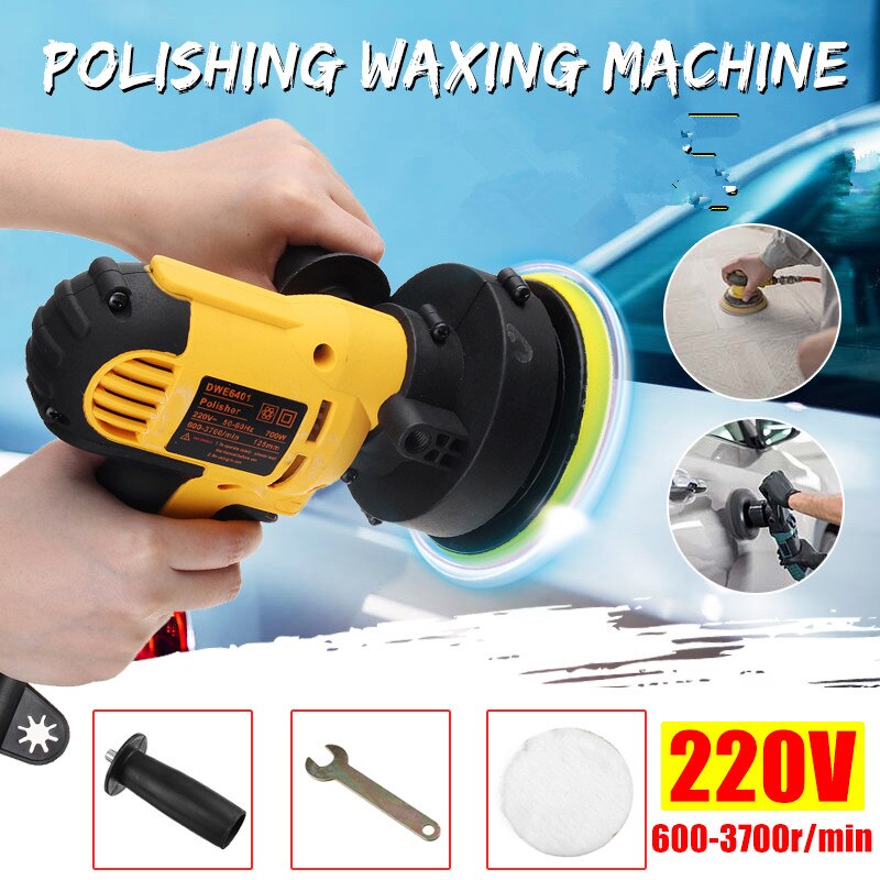 6 Gear Speed Electric Car Polishing Machine Polisher Auto Polishing Machine Speed Adjustable Sanding Waxing Tools
