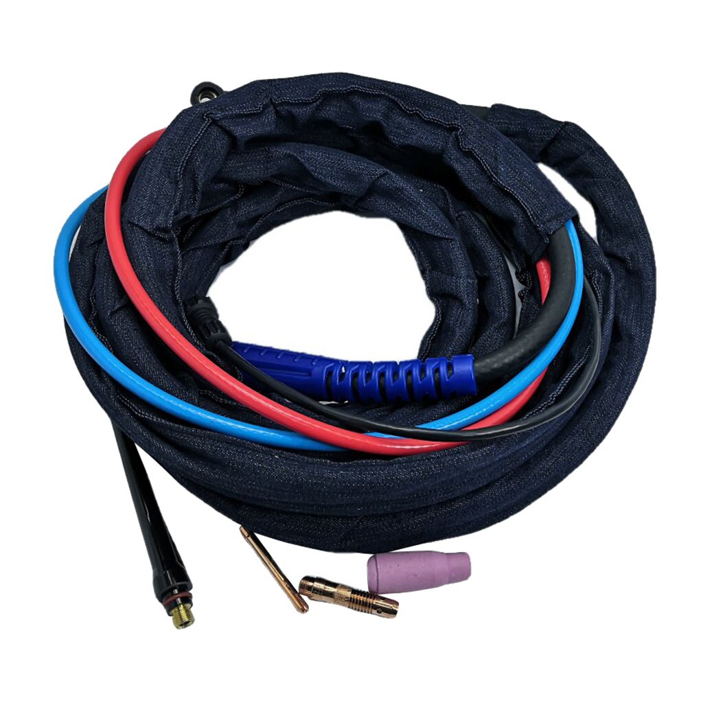 TIG hose package for welding machines, water-cooled welding torches