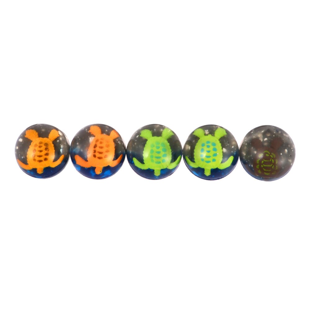 5Pcs Bouncy Balls Kids Learning Toy Rubber Jumping Ball Cognitive Toys Kids Funny Toy Transparent Ball for Kids Children: Grey