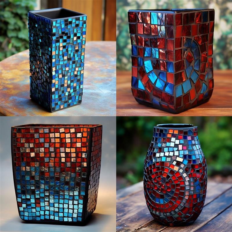 3D Self-Adhesive Real Glass Craft Mini Square Mirrors Mosaic Tiles Stickers Bathroom DIY Handmade Craft Home Decoration Making