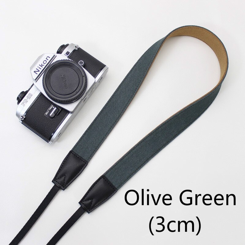 BEIYANG Quick Carry Speed 3-layer Camera Strap Soft Shoulder Sling Belt Neck Strap for Camera DSLR: Olive Green-(3cm)