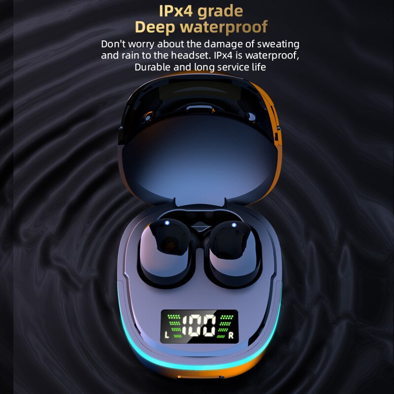 Auriculares G9S G7S G6S TWS, inalámbricos por Bluetooth 5,1, deportivos, a prueba de agua, auriculares HiFi estéreo de baja latencia para juegos y música