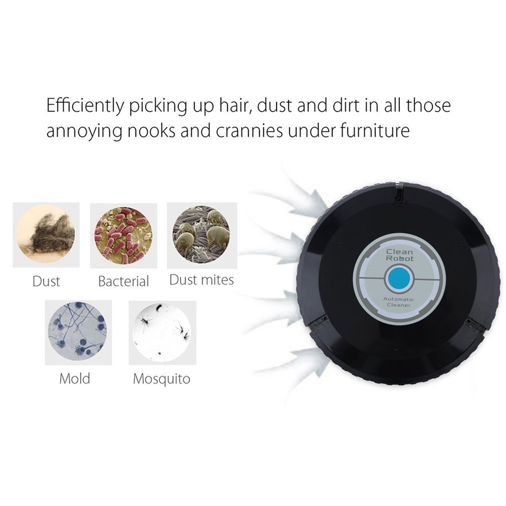 Automatic Home Auto Cleaner Robot Intelligent Household Sweeping Robot Efficient Vacuum Cleaner For Floor Corners Crannies