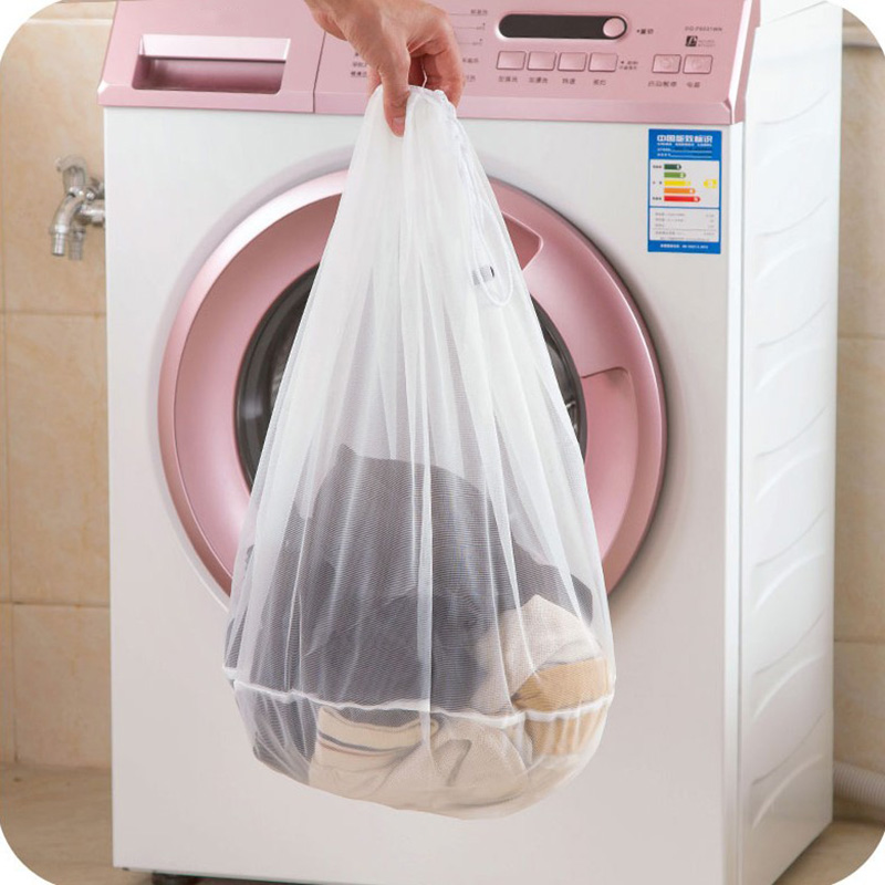 Kleidung Waschmaschine Wäsche Bh Hilfe Dessous Gittergewebe Netz Waschen Tasche Beutel Korb Kordelzug 3 Größen Wasserij Zorg