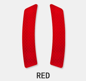 Car Sticker Stickers Car Reflective Sticker OPEN Reflective Tape Warning Mark Open Notice Accessories Car-styling Safety Mark: Red 2pcs