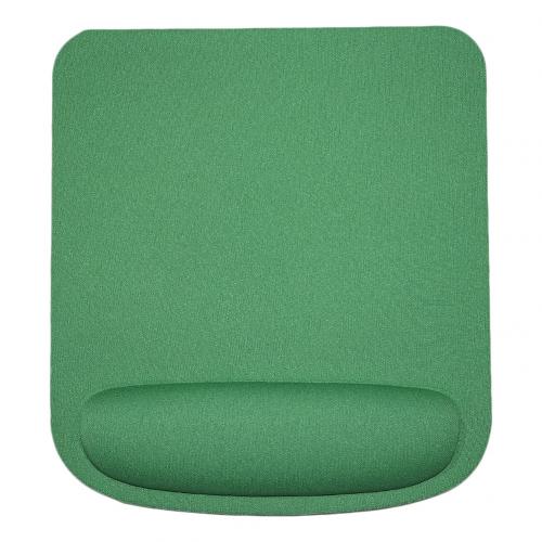 Anti-slip Soft Sponge Mat Gaming Mouse Pad Cushion with Wrist Rest PC Accessory Anti-slip Mouse Pad Sponge Cloth: Green