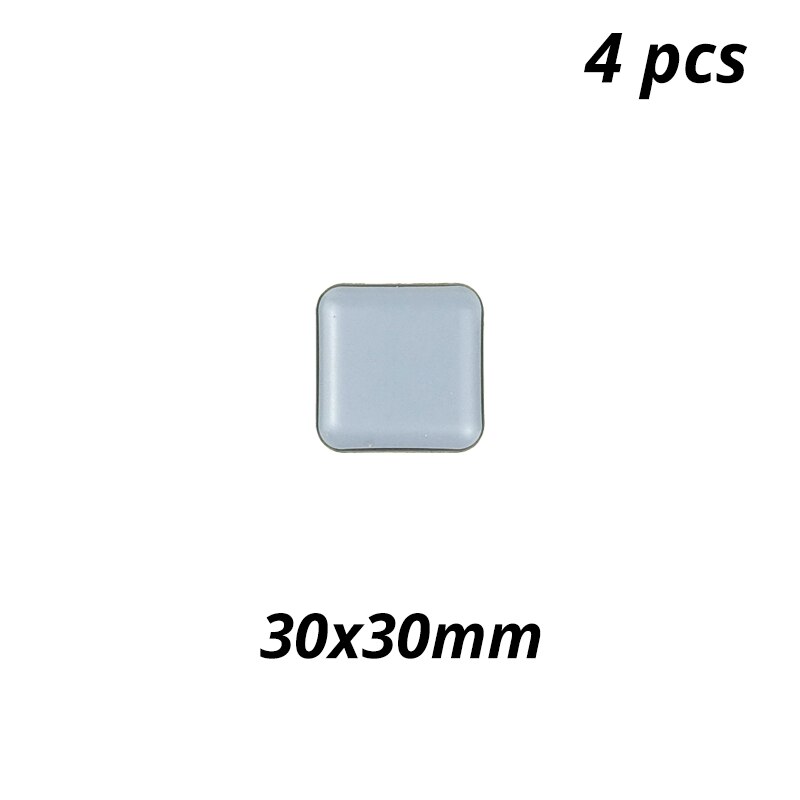 Magic Furniture Easy Sliders Felt Pad Rubber Feet Floor Protector Chair Pad Round Glides Seat Leg Protectors Table Pads: Square 30x30mm 4pcs