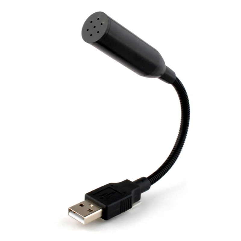 Mini USB Microphone Flexible Goose Neck Audio Mic for Laptop PC NK-Shopping